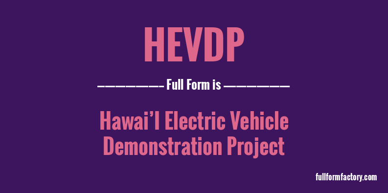 hevdp-full-form