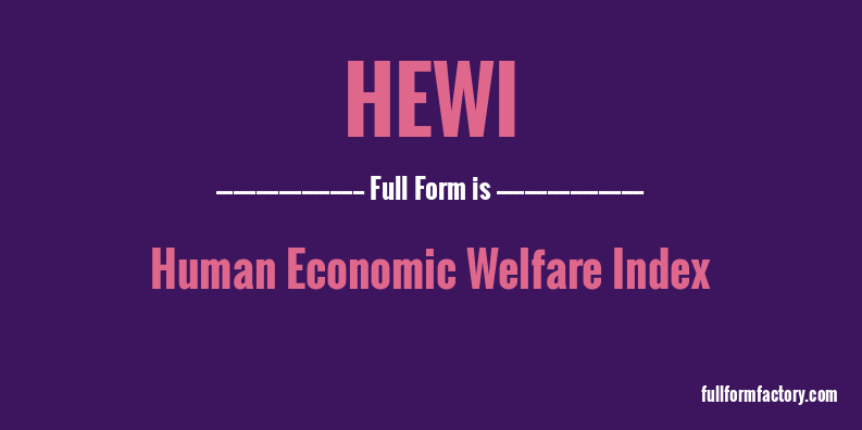 hewi-full-form