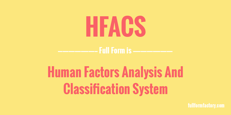 hfacs-full-form