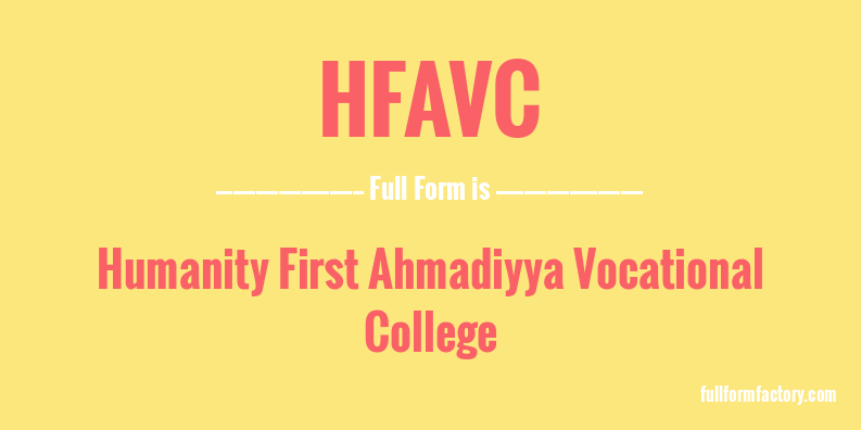 hfavc-full-form