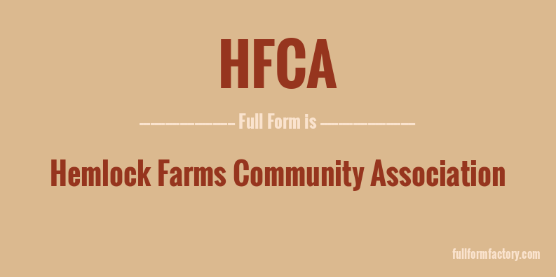hfca-full-form