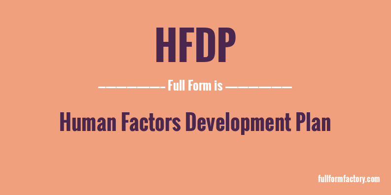 hfdp-full-form
