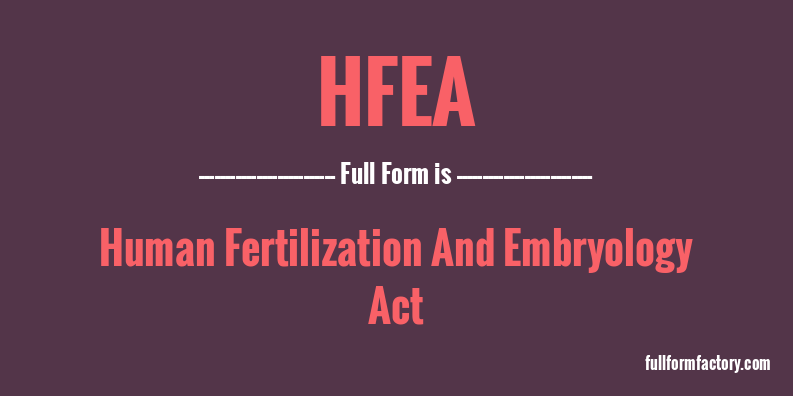 hfea-full-form