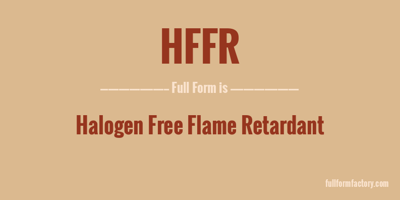 hffr-full-form