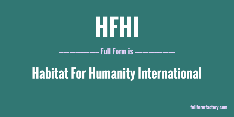 hfhi-full-form