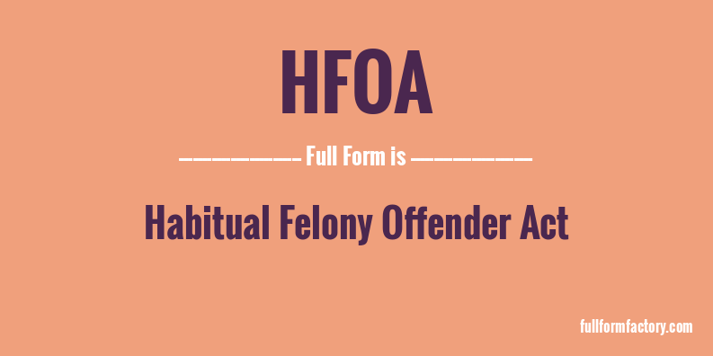 hfoa-full-form