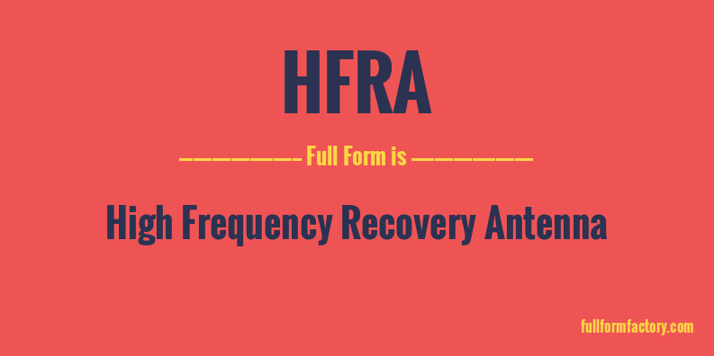 hfra-full-form