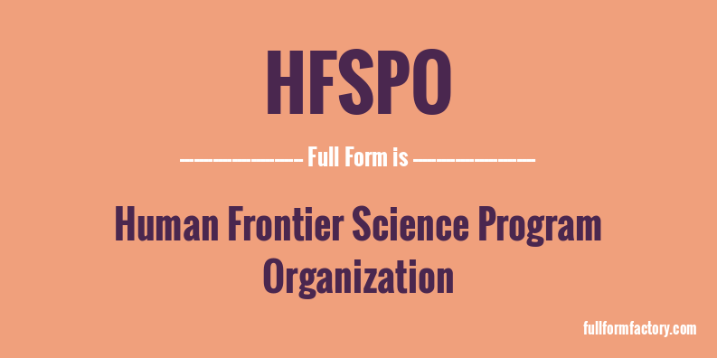 hfspo-full-form