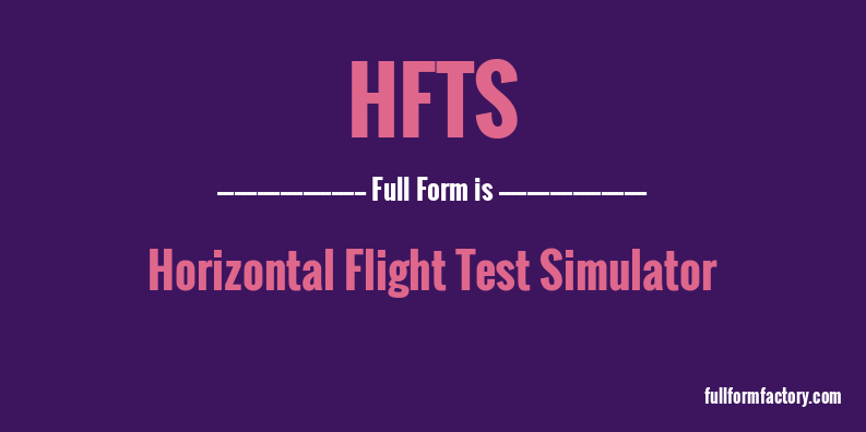 hfts-full-form