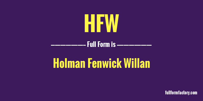 hfw-full-form