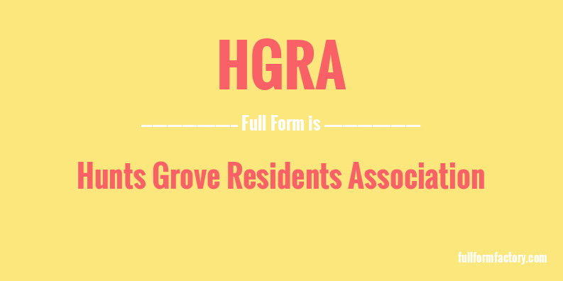 hgra-full-form