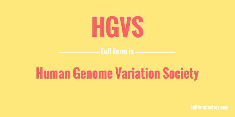 hgvs-full-form