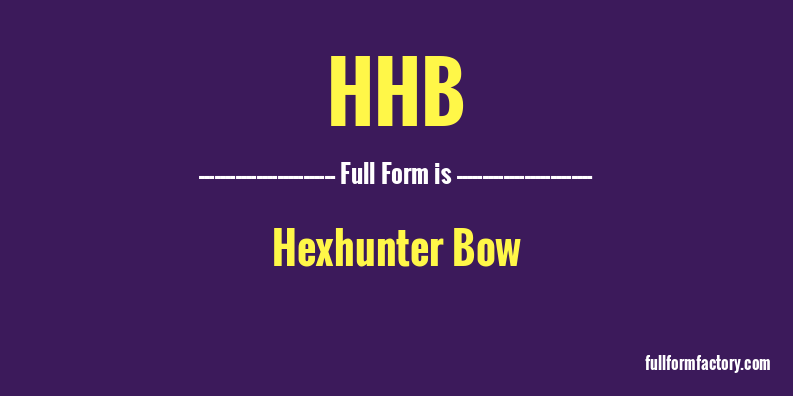 hhb-full-form