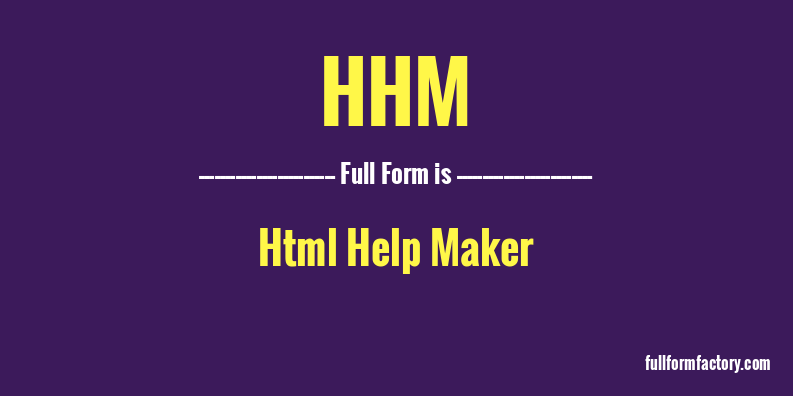 hhm-full-form
