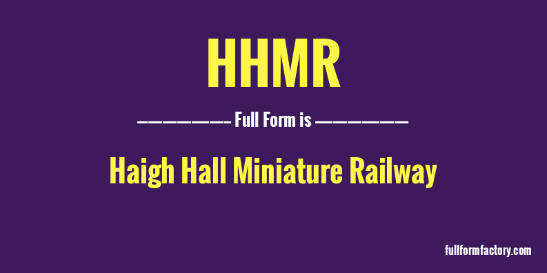 hhmr-full-form