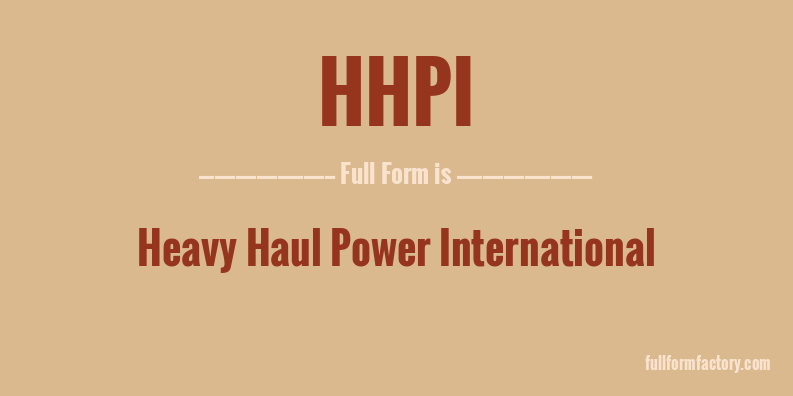 hhpi-full-form