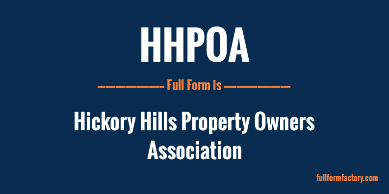 hhpoa-full-form