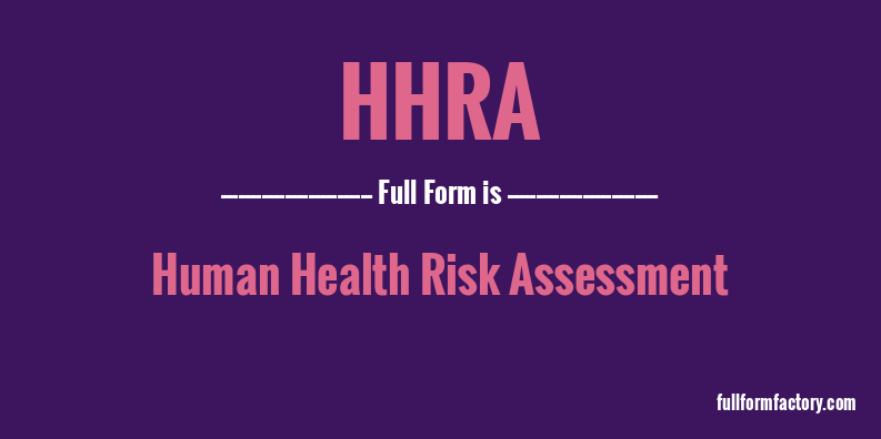 hhra-full-form