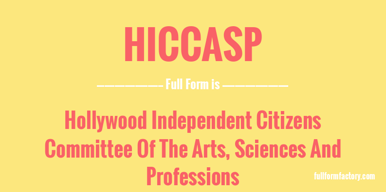 hiccasp-full-form