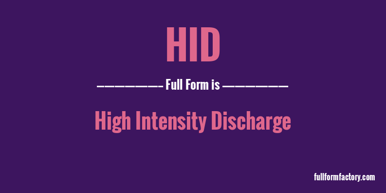 hid-full-form