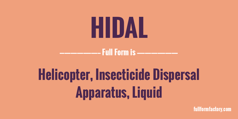 hidal-full-form