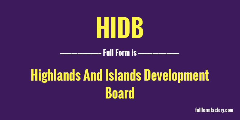 hidb-full-form