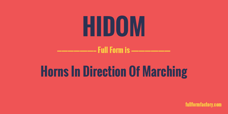 hidom-full-form
