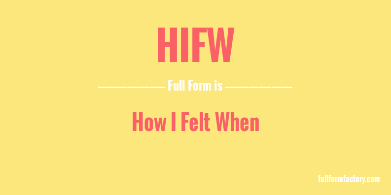 hifw-full-form