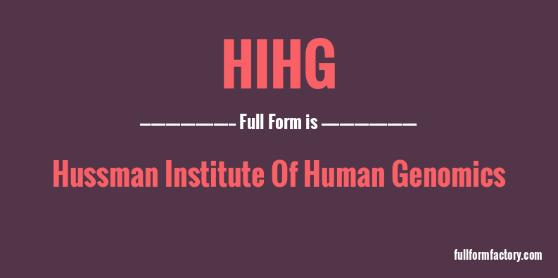 hihg-full-form