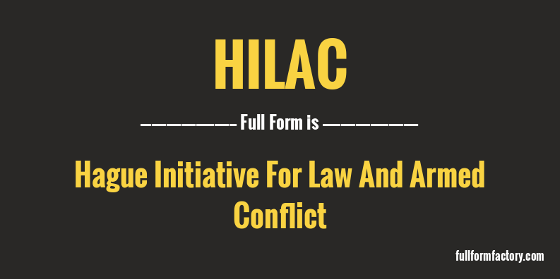 hilac-full-form