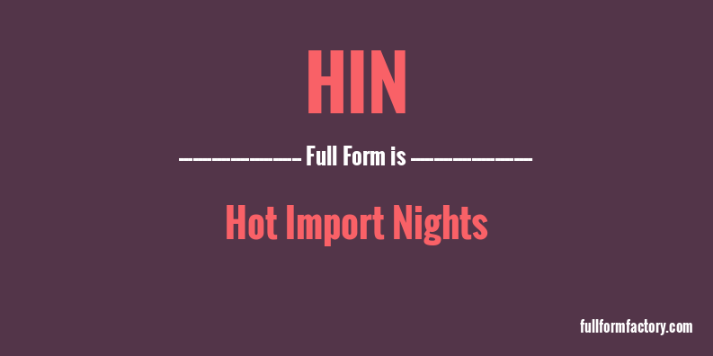 hin-full-form
