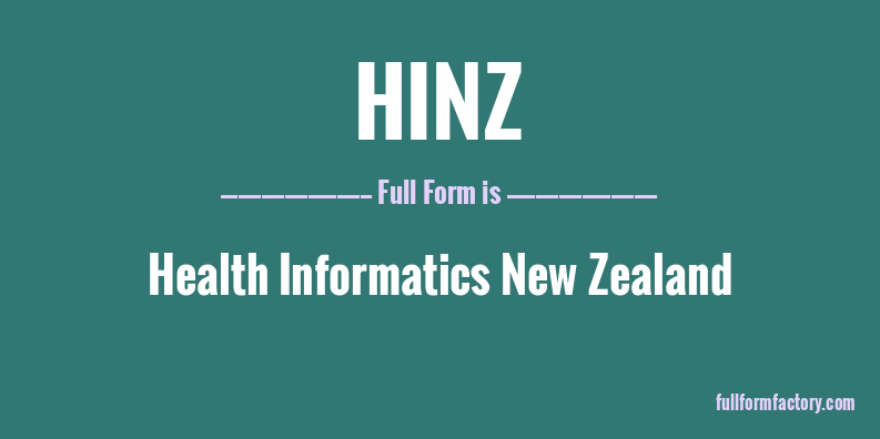 hinz-full-form