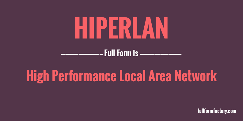 hiperlan-full-form