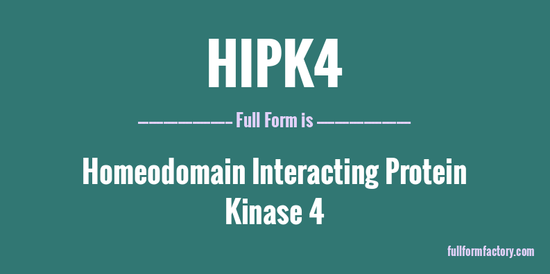 hipk4-full-form