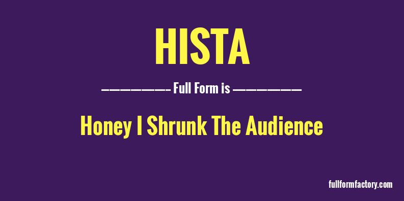 hista-full-form