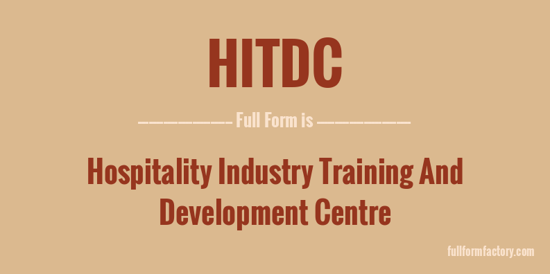 hitdc-full-form