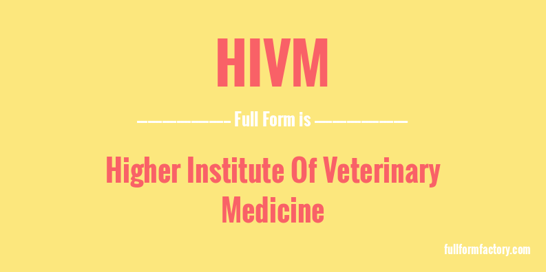 hivm-full-form