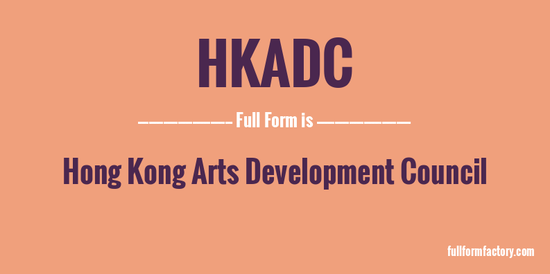 hkadc-full-form