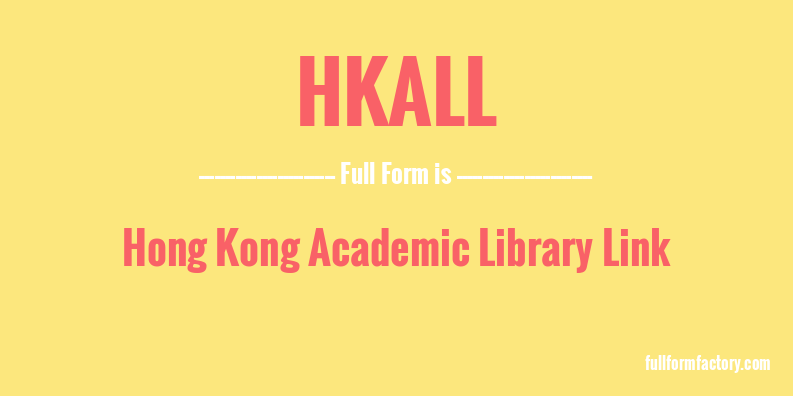 hkall-full-form