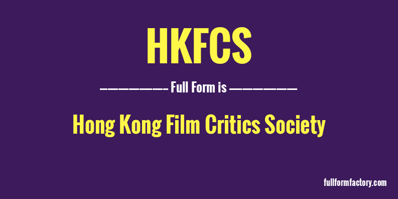 hkfcs-full-form