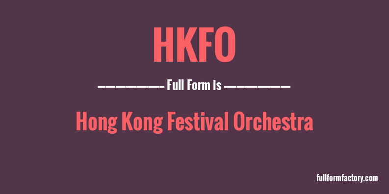 hkfo-full-form