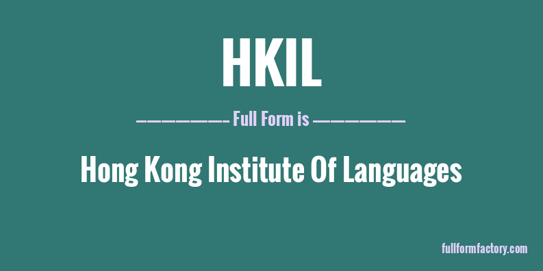 hkil-full-form