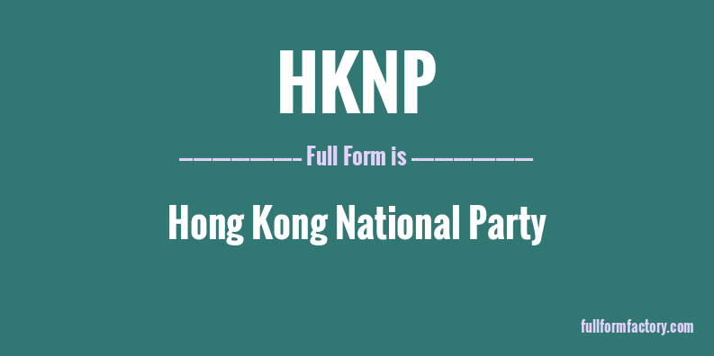 hknp-full-form
