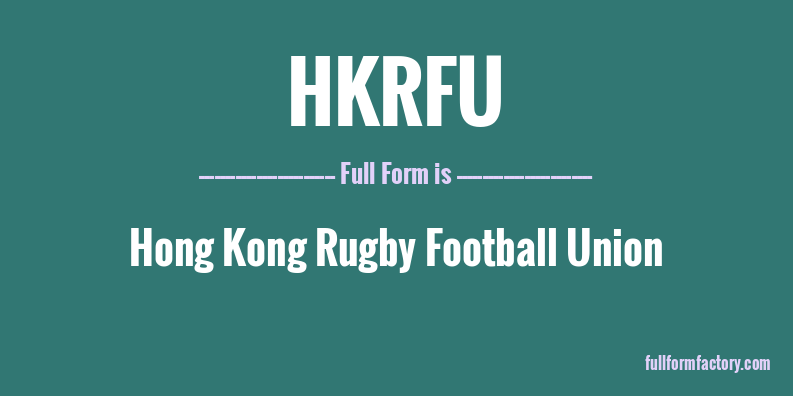 hkrfu-full-form