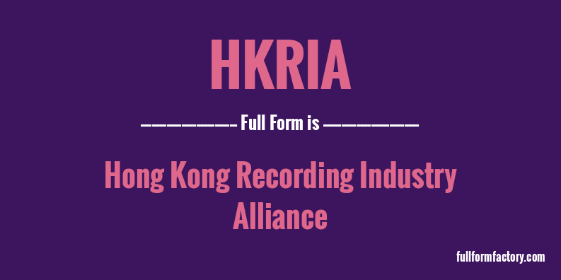 hkria-full-form