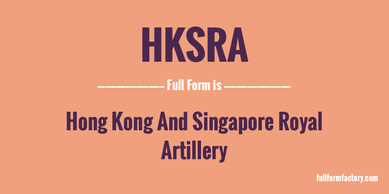 hksra-full-form