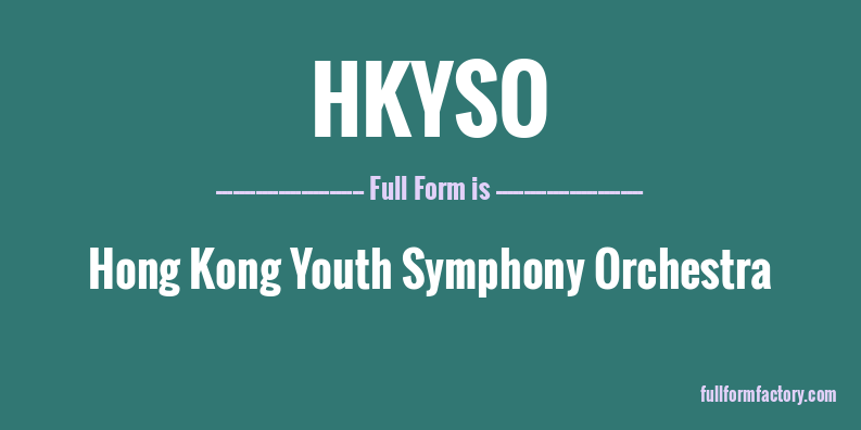 hkyso-full-form