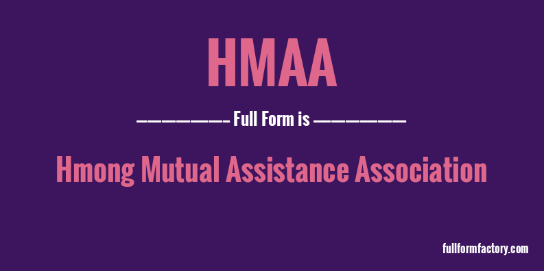hmaa-full-form