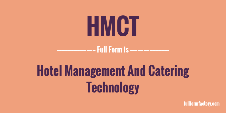 hmct-full-form