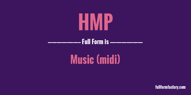 hmp-full-form